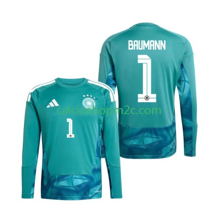 Germania Oliver Baumann 1 Portiere Maglia Prima World Cup 2026 Manica Lunga